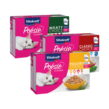 3x Vitakraft Po&eacute;sie Classique