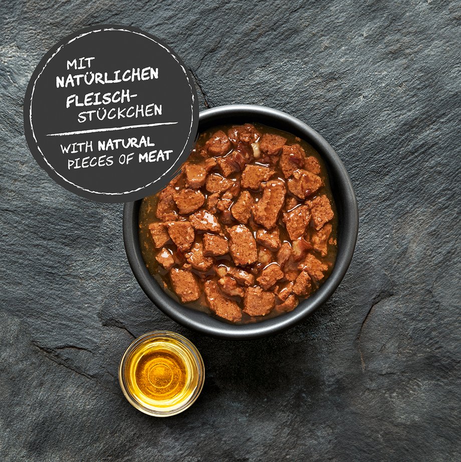 Vitakraft Produkt mit nat&uuml;rlichen Fleischst&uuml;ckchen