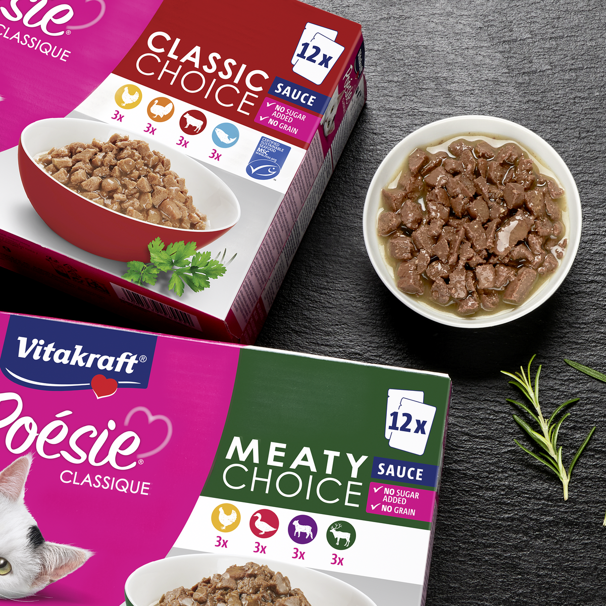 Poesie Classique Classic Choice und Meaty Choice