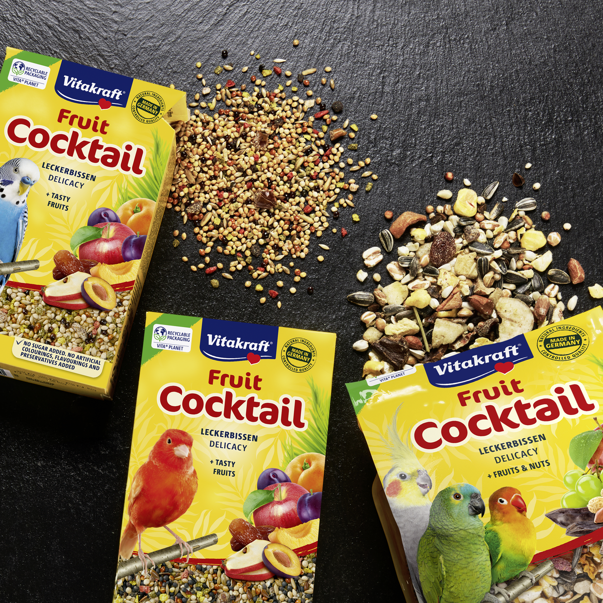 Fruit Cocktail für verschiedene Vögel